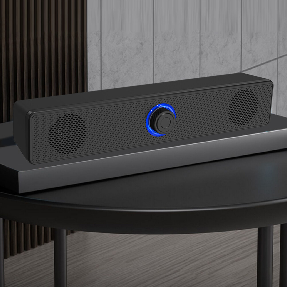 Sell Well【HOT 】Bluetooth-compatible Speaker 3D Stereo Bass PC Soundbar Home Theater Computer Speaker Bar Surround Audio System USB 3.5 Jack for Laptop