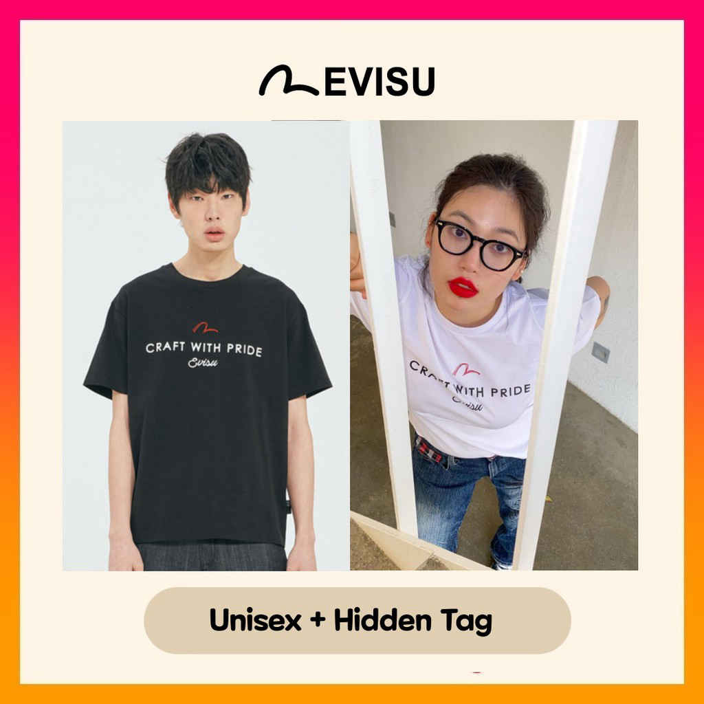 Evisu Korea Lattering Loose Fit T shirt