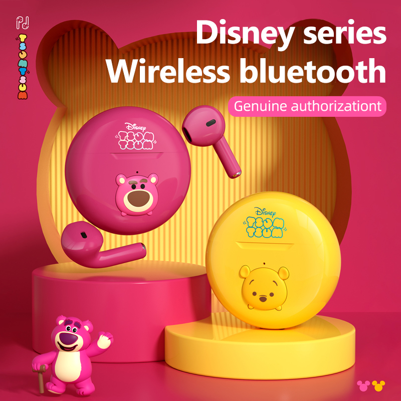 100% Original Disney LY-606 Bluetooth Earphone Wireless Earphone Sport Music Waterproof Gaming Bluetooth 5.3